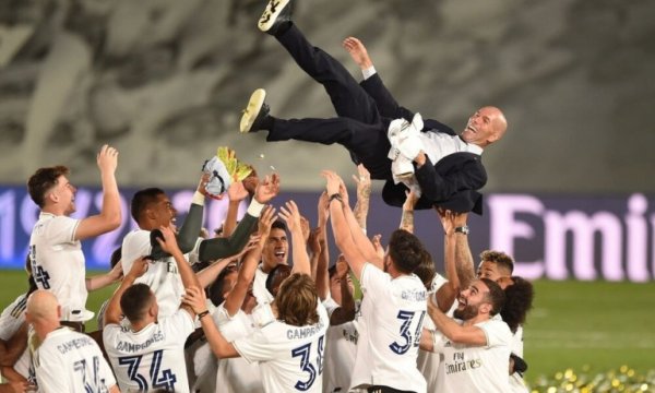 İspanya La Liga'da şampiyon Real Madrid 