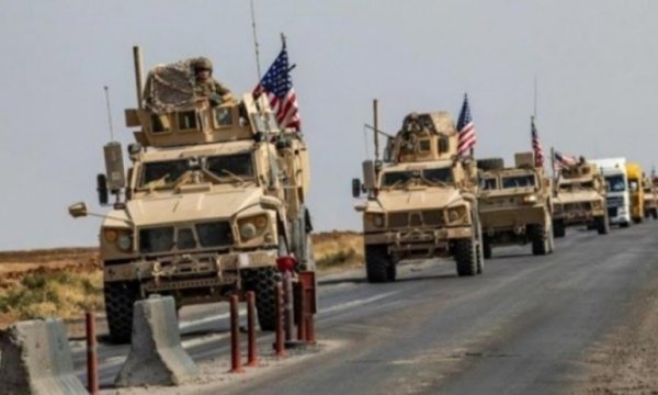 Haseke'de Amerikan konvoyunun geçişine engel
