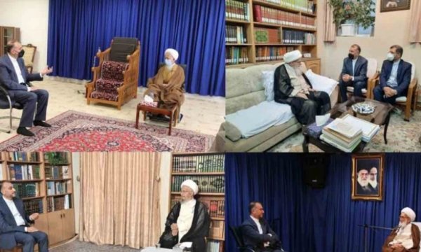 İran dışişleri bakanı taklit mercilerle görüştü