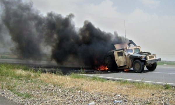 Irak'ta bir ABD konvoyu hedef alındı