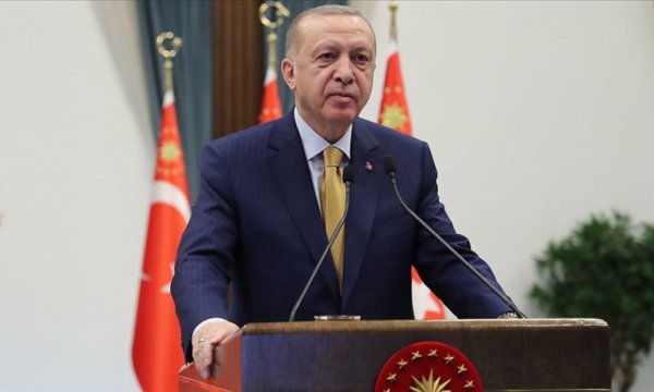 Erdoğan merhum Erbakan'ı andı