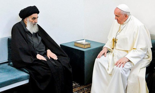 Ayetullah Sistani ile Papa Francis görüşmesinin ayrıntıları