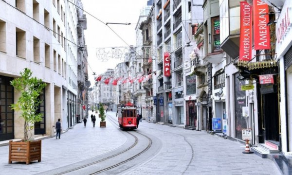 İstiklal Caddesi korona nedeniyle kapatıldı