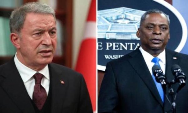 Bakan Akar ABD'li mevkidaşı ile görüştü