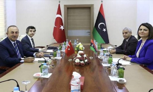 Mevlüt Çavuşoğlu, Libya Dışişleri Bakanı ile görüştü