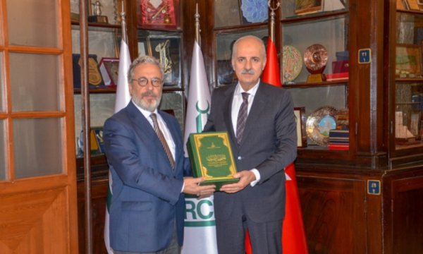 Numan Kurtulmuş’tan Mahmut Erol Kılıç’a tebrik ziyareti