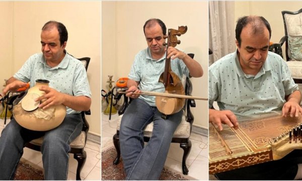 6 Bin öğrenciye enstrüman çalmayı öğreten Âmâ sanatçı 15'ten fazla müzik aleti çalıyor 