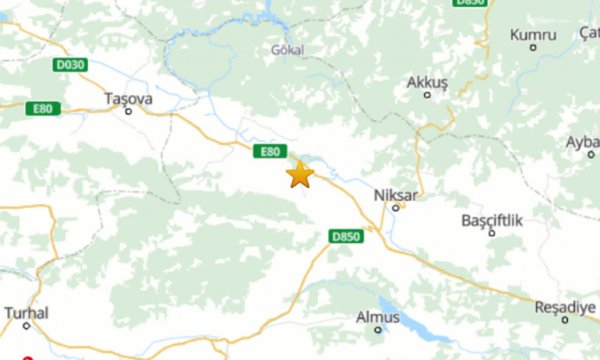 Tokat'ta şiddetli deprem 