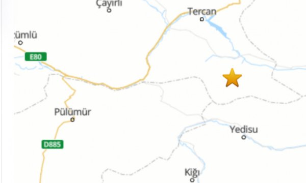 Erzincan'da korkutan deprem