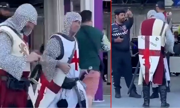 FIFA, Katar'da Haçlı kostümleri giyen taraftarların stada girişini yasakladı