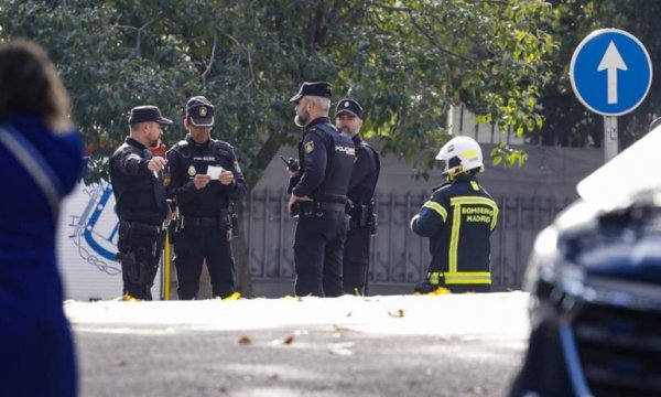 Ukrayna'nın Madrid Büyükelçiliği'nde patlama