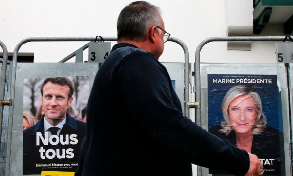Fransa Cumhurbaşkanlığı seçimlerinde Macron ve Le Pen ikinci tura kaldı