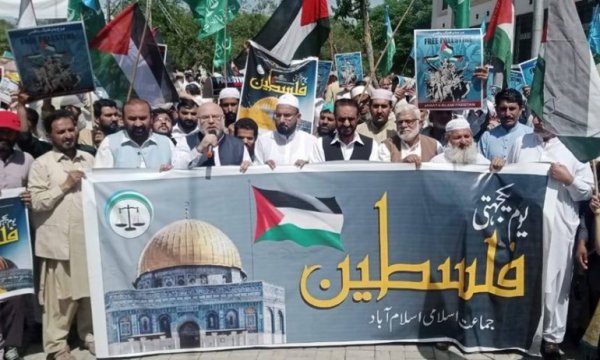 Pakistan’da Mescidi Aksa’ya ve Filistin’e destek gösterileri düzenlendi