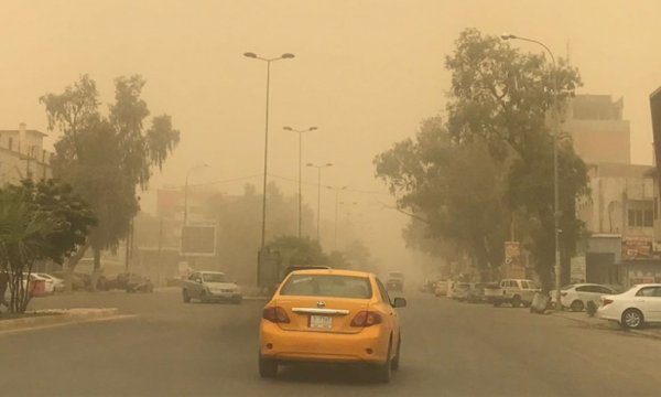 Irak Sağlık Bakanlığı: Kum fırtınası nedeniyle 4 bin kişi hastanelere kaldırıldı