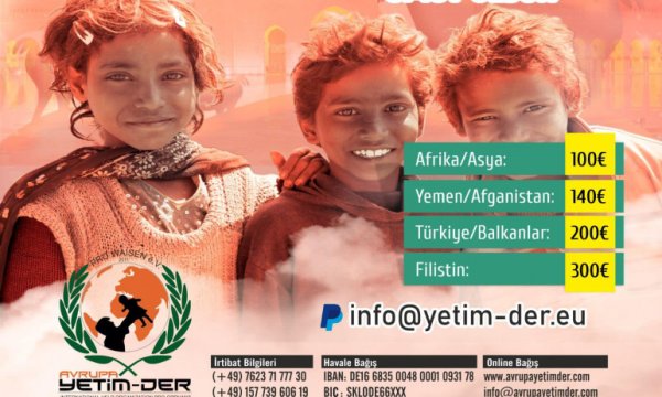 Avrupa Yetim-Der Dünya'nın dörtbir yanına Kurban eti ulaştıracak
