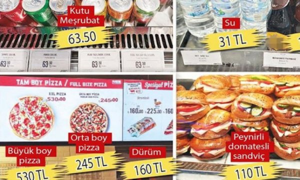 İstanbul Havalimanı'nda fiyatlar uçtu: Sandviç 110, pizza 530 lira