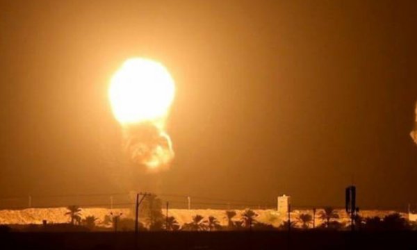 İşgalci İsrail'den Gazze'ye hava saldırıları