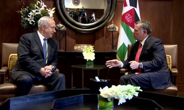 Siyonist Netanyahu'dan Ürdün'e ziyaret