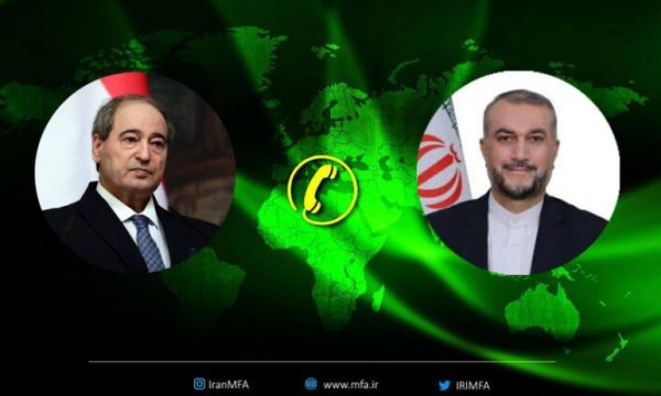 İran Dışişleri Bakanı Emir Abdullahiyan Suriyeli mevkidaşı ile görüştü