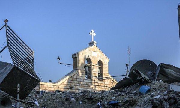 Kudüs Rum Ortodoks Patrikhanesi İsrail’in Gazze’de vurduğu kiliseyi anlattı!