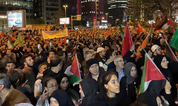 TOMA'lar vazgeçiremedi! Yurdun dört bir yanında ABD ve İsrail'e ait temsilcilikler kuşatıldı