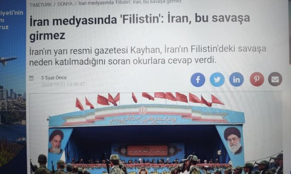 AA muhabiri ve Timetürk İran'ın Aksa Tufanı savaşına girmesiyle ilgili asılsız haber yayınlıyor