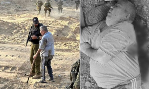 İşgalci İsrail 'Yaşlıların güvenini sağlıyoruz' notuyla fotoğrafını servis etti, sonra katletti 