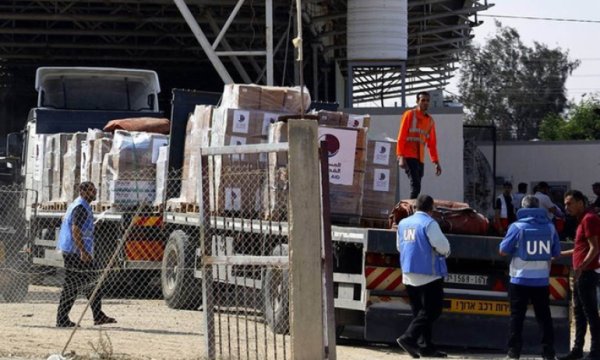 İşgal ordusu, BM'nin yardım konvoyuna ateş açtı