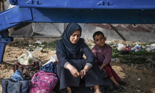 Katil İsrail'in göçe zorladığı 150 bin kişinin gidecek yeri yok 