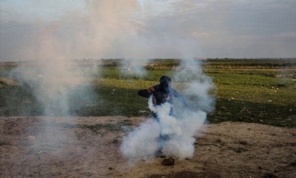 İsrail güçleri, Gazze sınırında Filistinlilere müdahale etti