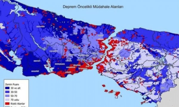 Muhtemel İstanbul depremi için riskli ve sağlam ilçeler açıklandı