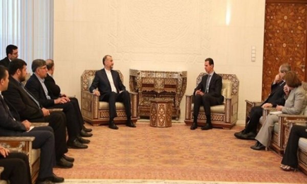 Emir Abdullahiyan ile Beşar Esad Türkiye'yi görüştü