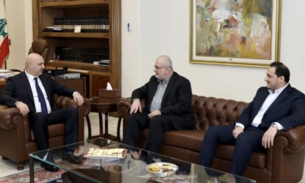 Baabda Sarayı'nda kritik zirve: Raad ve Aun bir araya geldi