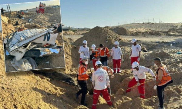 Gazze'de korkunç olay: İsrail askerleri 15 yardım çalışanını infaz etti