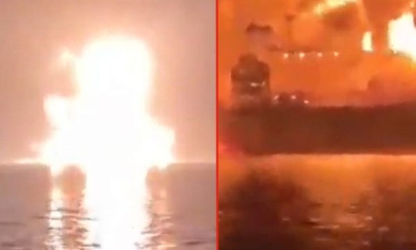 Irak açıklarında Amerikan ve Yunan tankerleri vuruldu