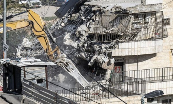 İşgal güçleri Kudüs’te Filistinlilere ait 13 binayı yıktı 