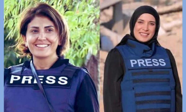 Katil İsrail Lübnan'da bir kadın gazeteciyi katletti 