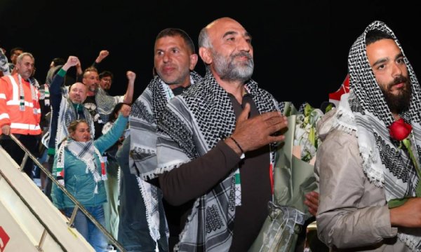 Sumud Filosu aktivistleri İstanbul'da