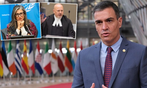 Sanchez, ABD ve İsrail'in yaşayan ölüye çevirdiği Khan ve Albanese'ye sahip çıktı
