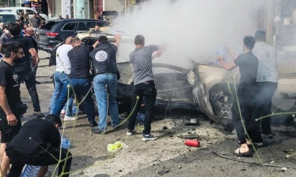 Siyonistlerden Güney Lübnan’da geniş çaplı hava saldırısı 