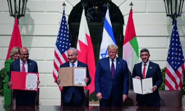 Trump Türkiye dahil bölge ülkelerine İbrahim Anlaşmaları tehdidini yineledi