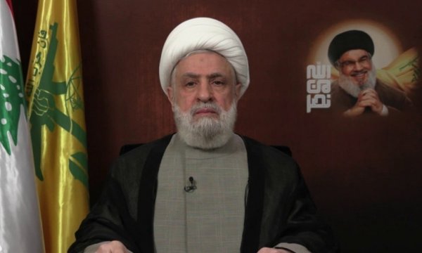 Şeyh Naim Kasım'dan İran Meclis Başkanı Galibaf'a teşekkür mektubu