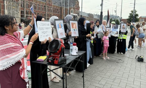 Hollanda ve İsveç'te İsrail'in Gazze'ye saldırıları protesto edildi 