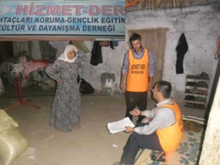 Beşiri Hizmet-Der, 135 Aileye Et Ulaştırdı