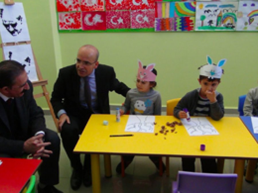 Bakan Şimşek Anaokulu Açılışını Yaptı