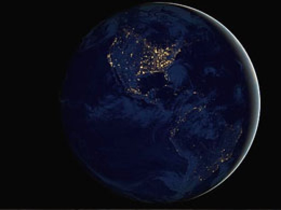NASA Dünyayı Gece Görüntüledi