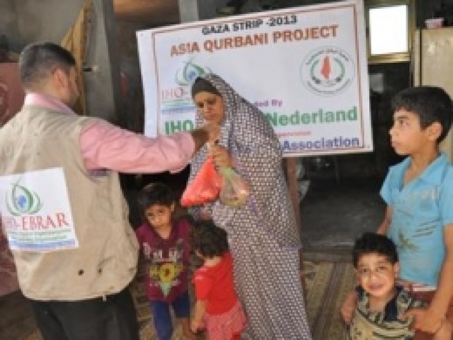 İHO-Ebrar Gazze'deki Kurban Programını Tamamladı
