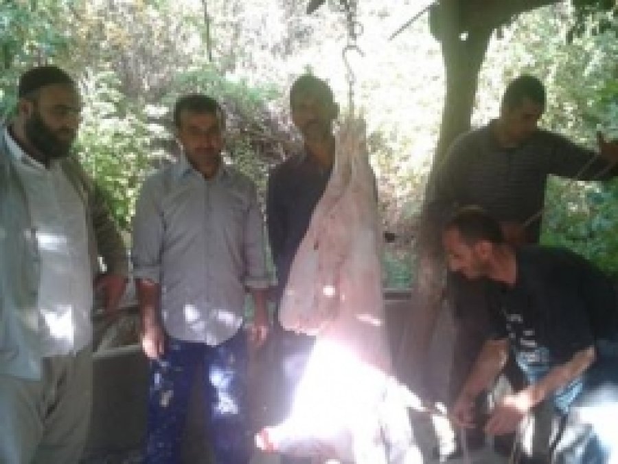 İrşad-Der Hani'de 170 Aileye Kurban Eti Dağıttı