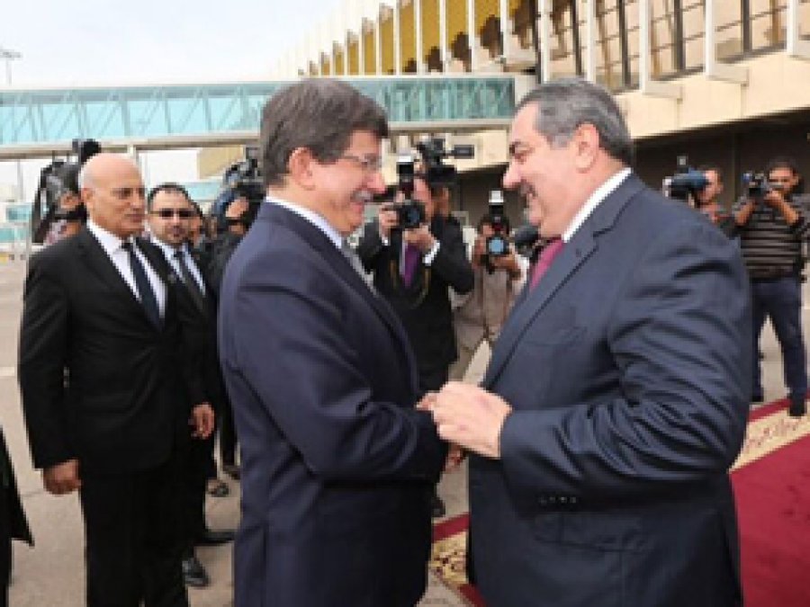 Bakan Ahmet Davutoğlu Irak'ta