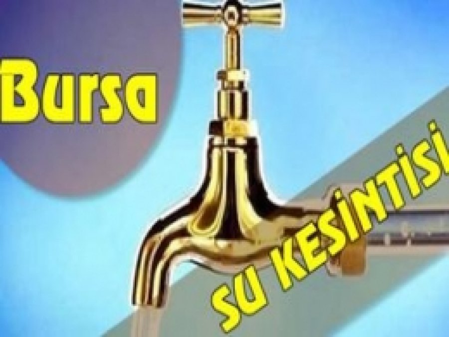 Osmangazi'de Su Kesintisi 